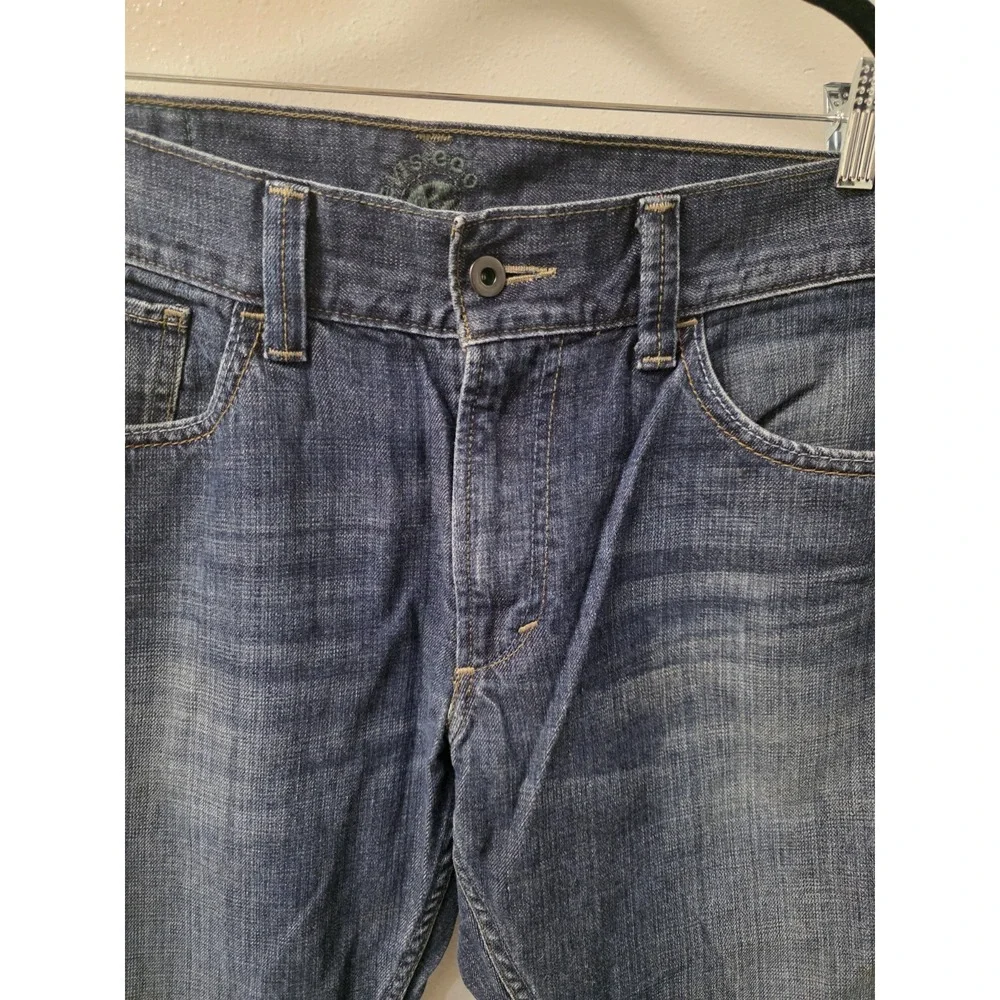 Levi's 514‎ Slim Straight Jeans Men's W34 L34 Blue Denim Green Tab Rare Eco Line